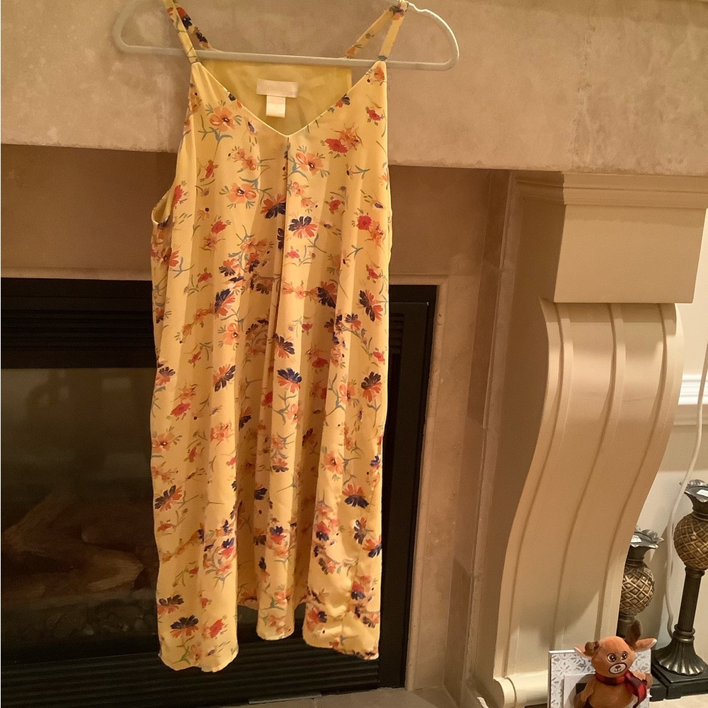 Lucy & Laurel Yellow Floral Dress